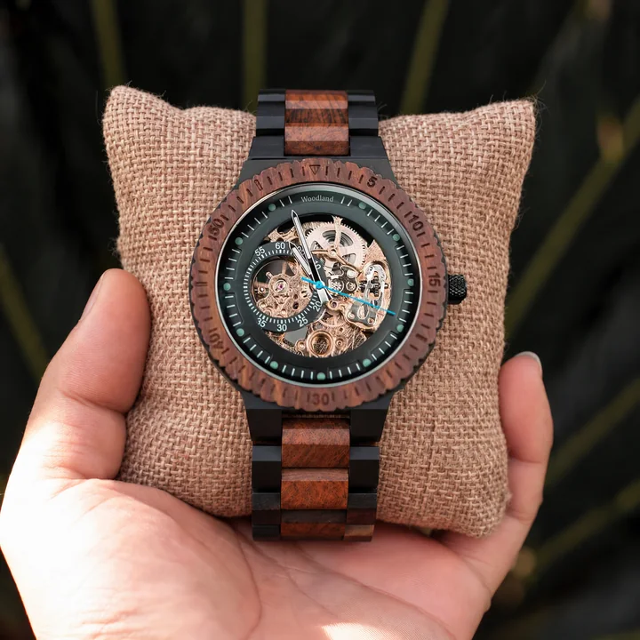 Eclipse wooden watch