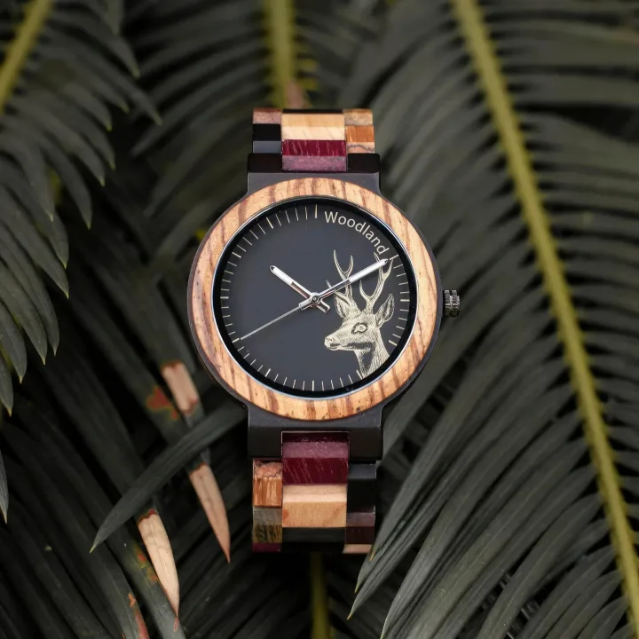 Stag wooden watch